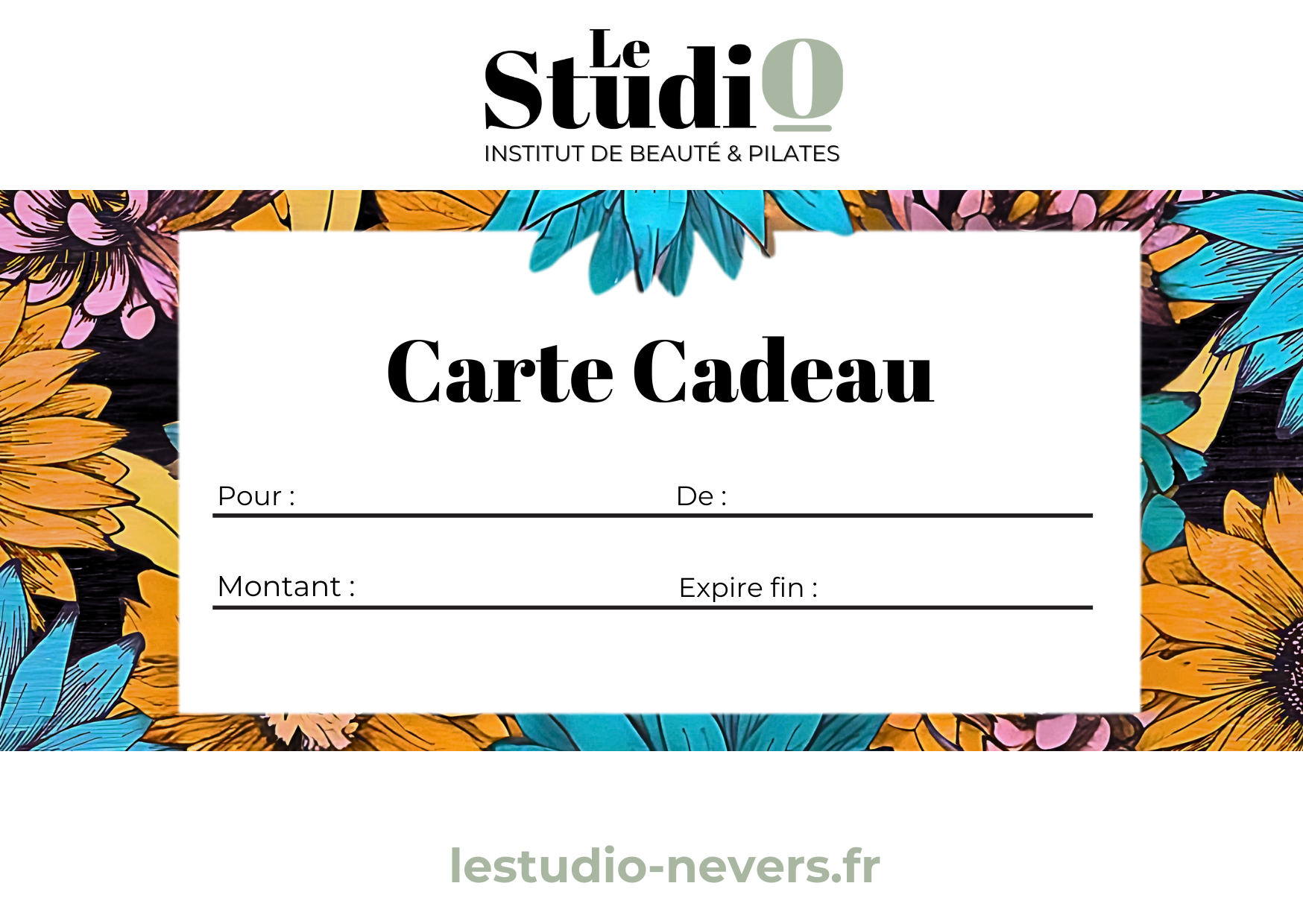 Carte cadeau d'une valeur de 100 €