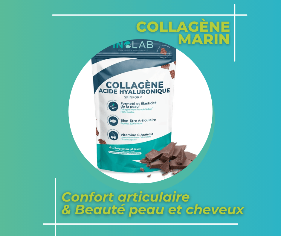 Collagène marin  goût chocolat 45 doses