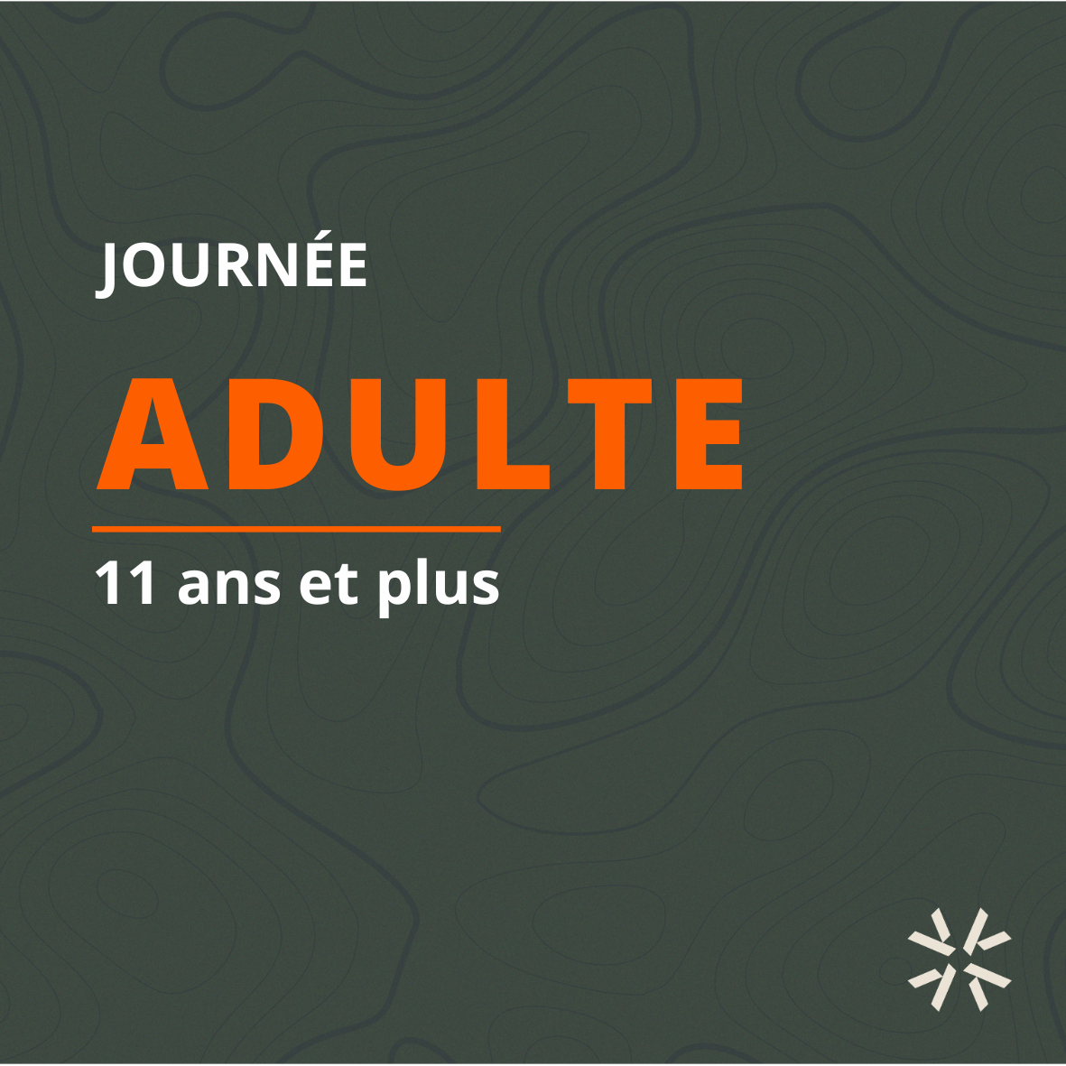 ADULTE JOURNEE (11 ans et +)