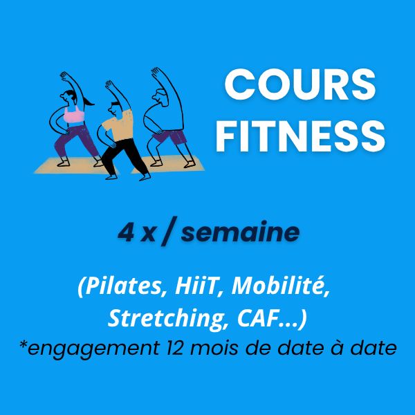 Cours Fitness - 4x / semaine