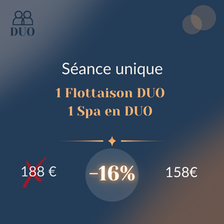 Combo Flottaison DUO + Spa DUO