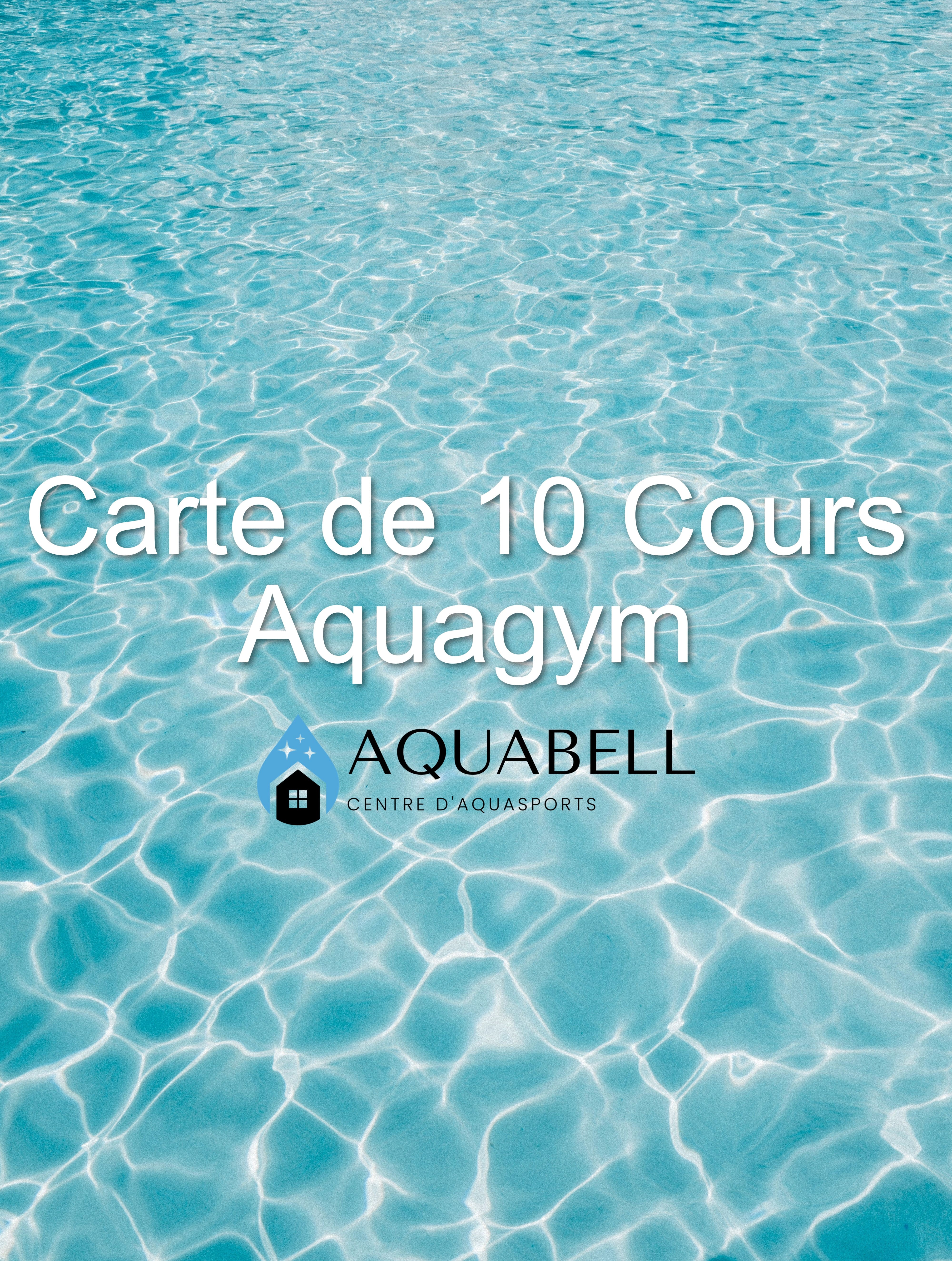 Carte de 10 cours Aquagym