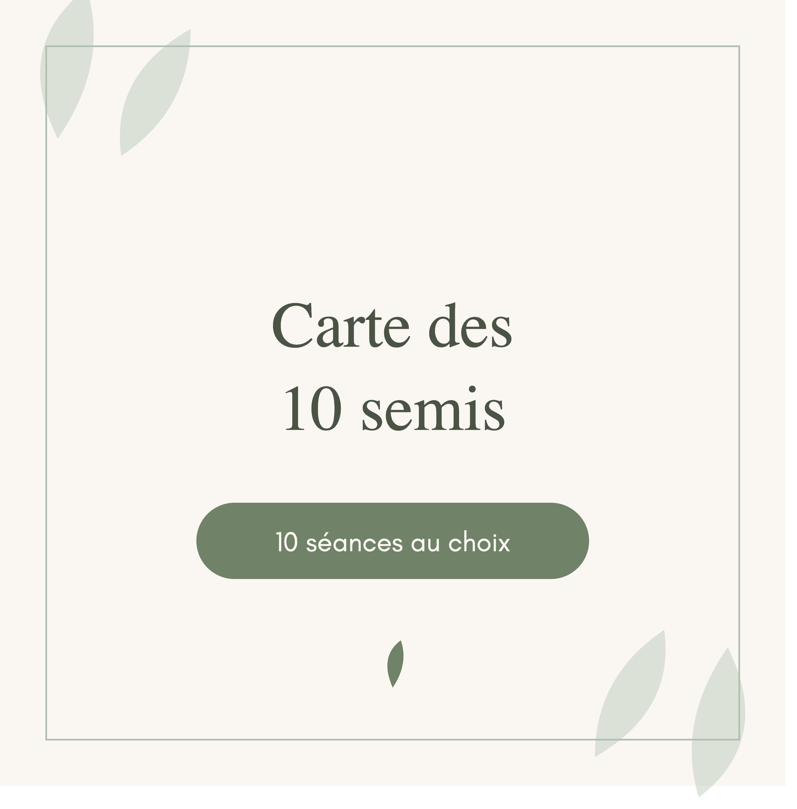 Carte de 10 semis
