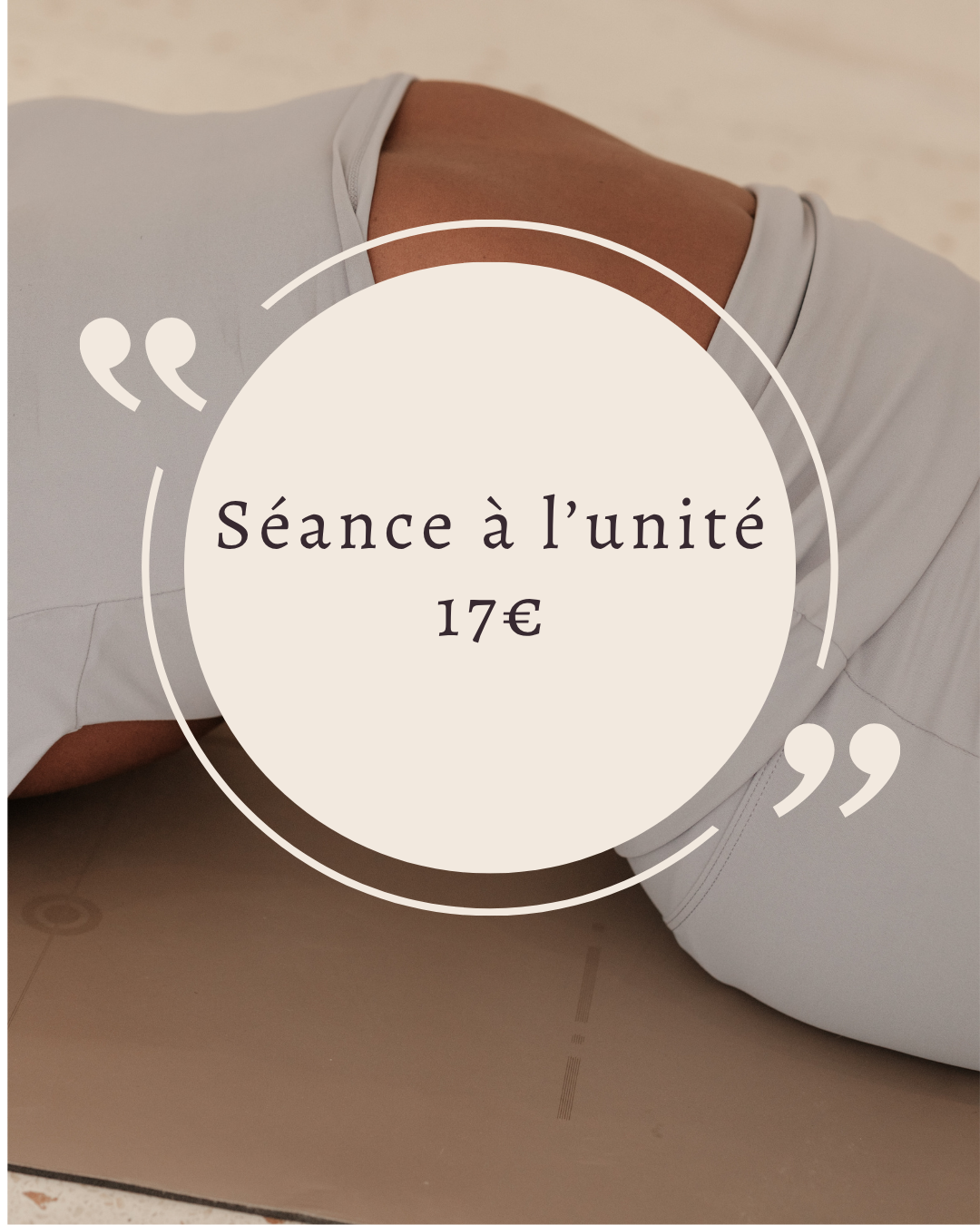 01 - Séance à l'unité - Tapis