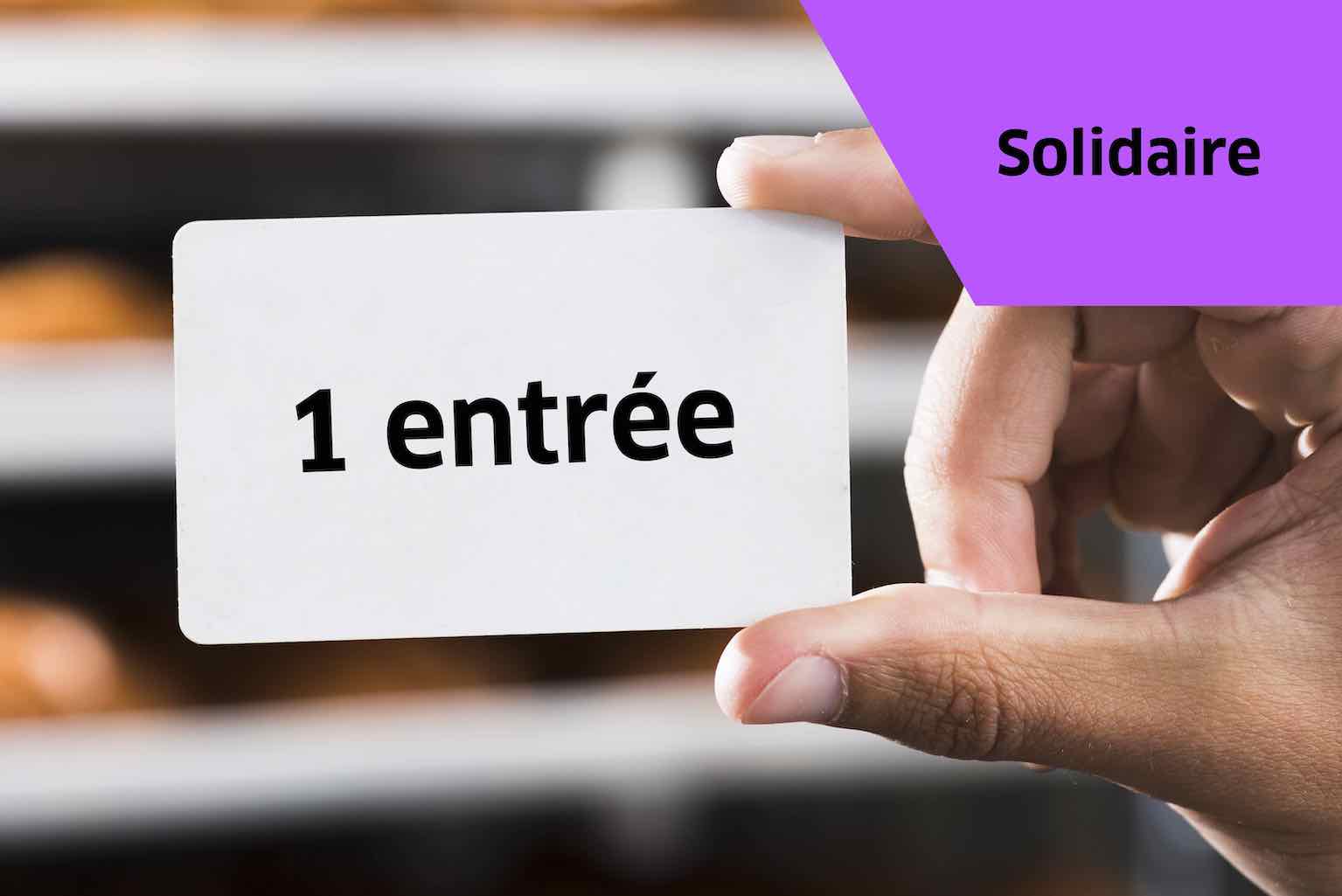 Entrée simple - Solidaire