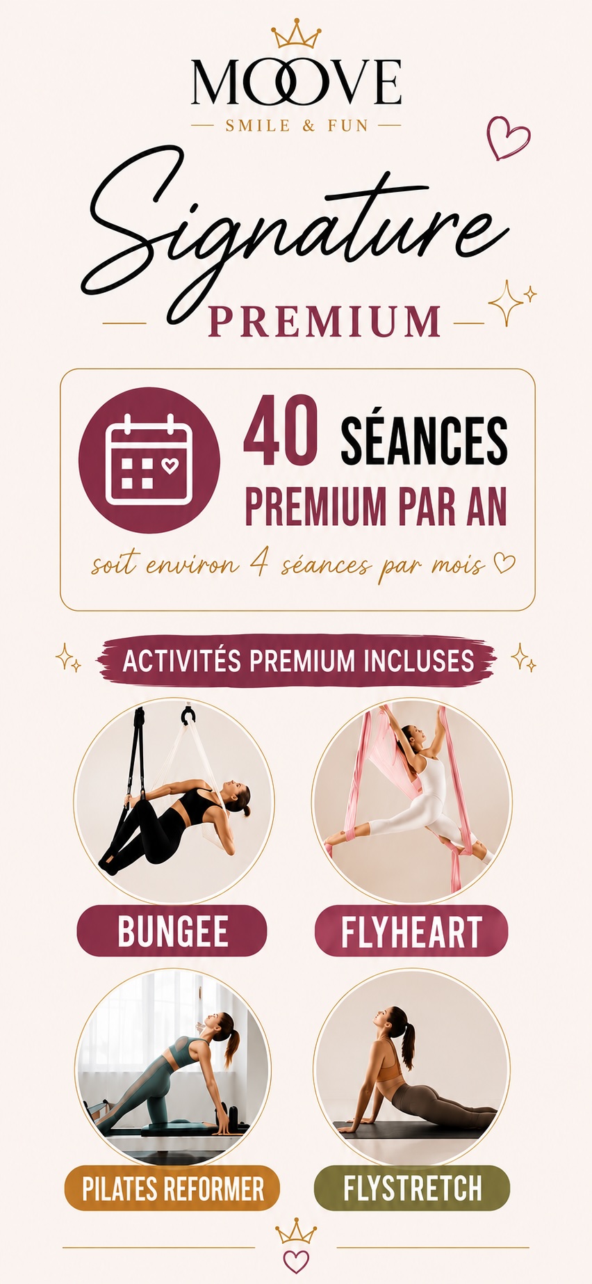 40 séances par an