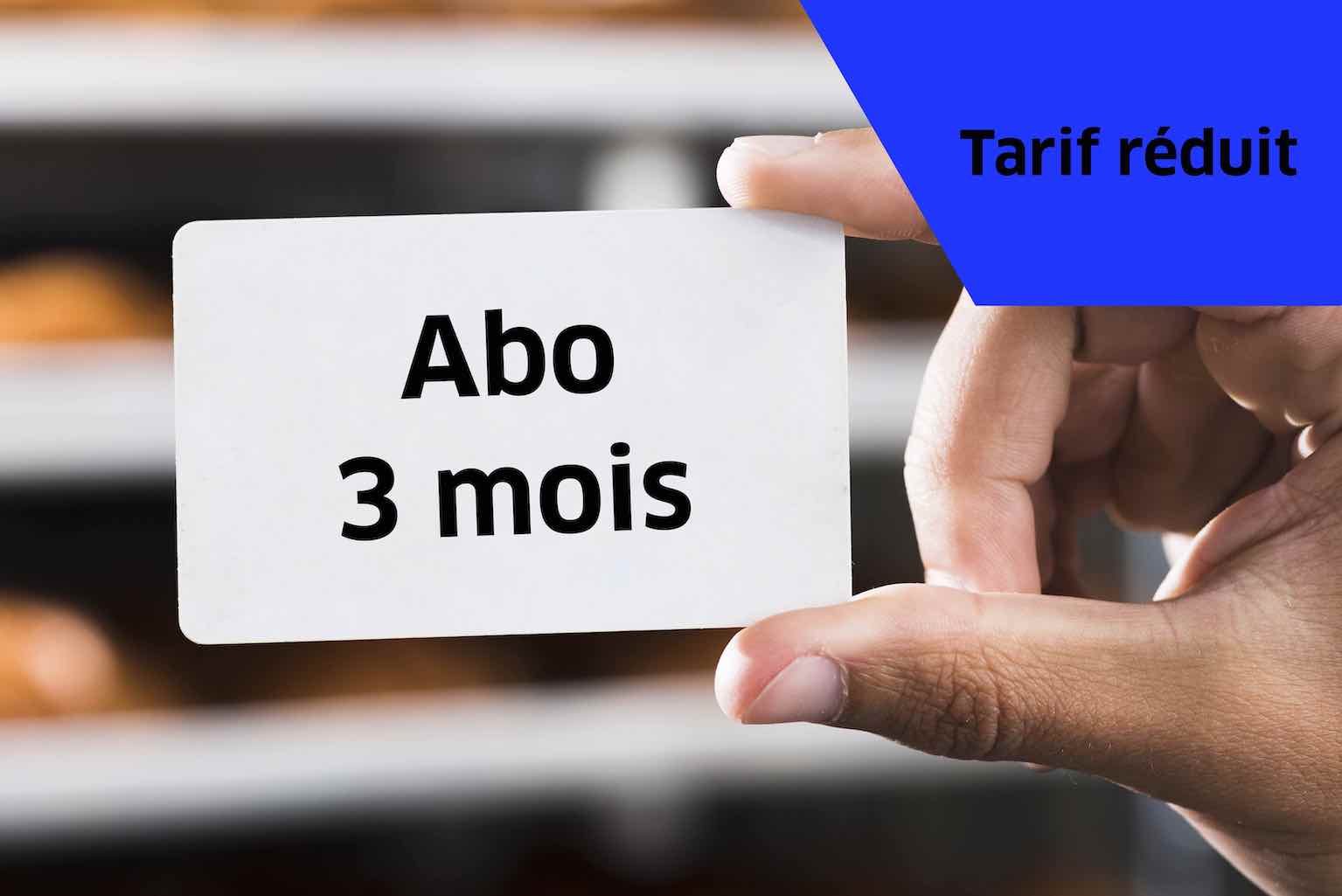 Abo mensualisé trimestriel - Tarif Réduit