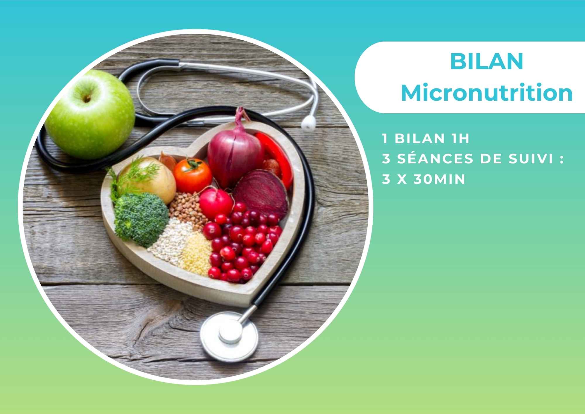 MICRONUTRITION 1 Bilan + 3 suivis
