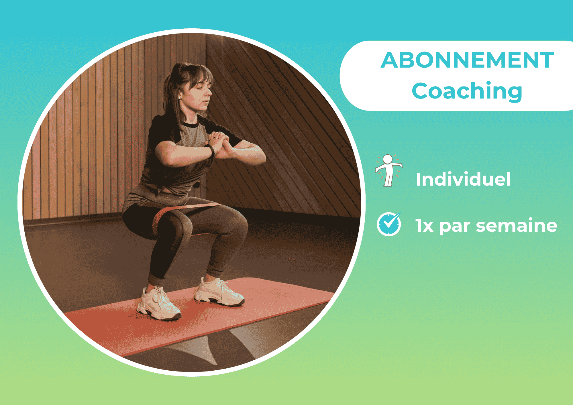 Abonnement individuel 1 x / semaine 45min