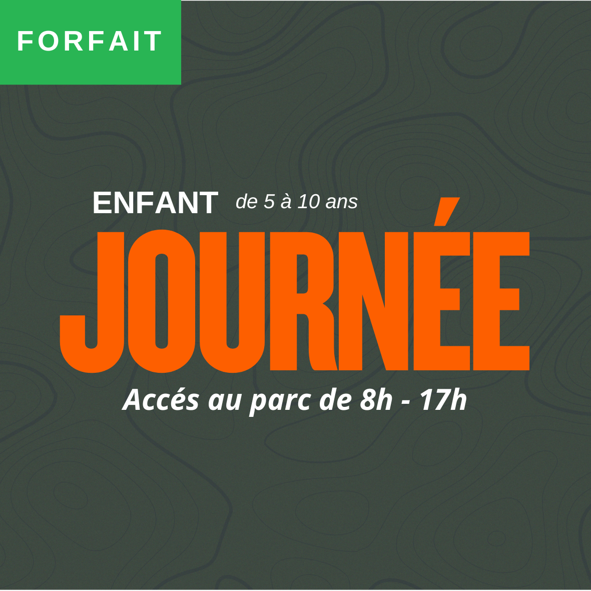 ENFANT JOURNEE (5 à 10 ans)