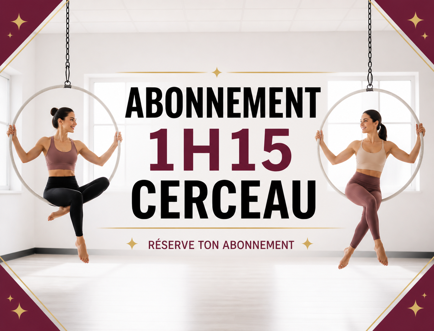 Abonnement aérien Cerceau 1H15
