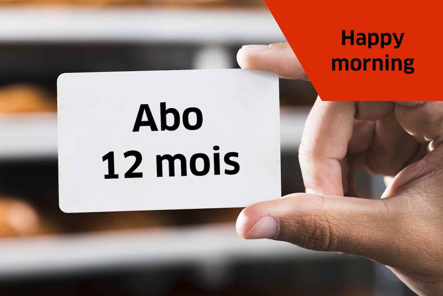 Abo mensualisé 12 mois - Happy Morning