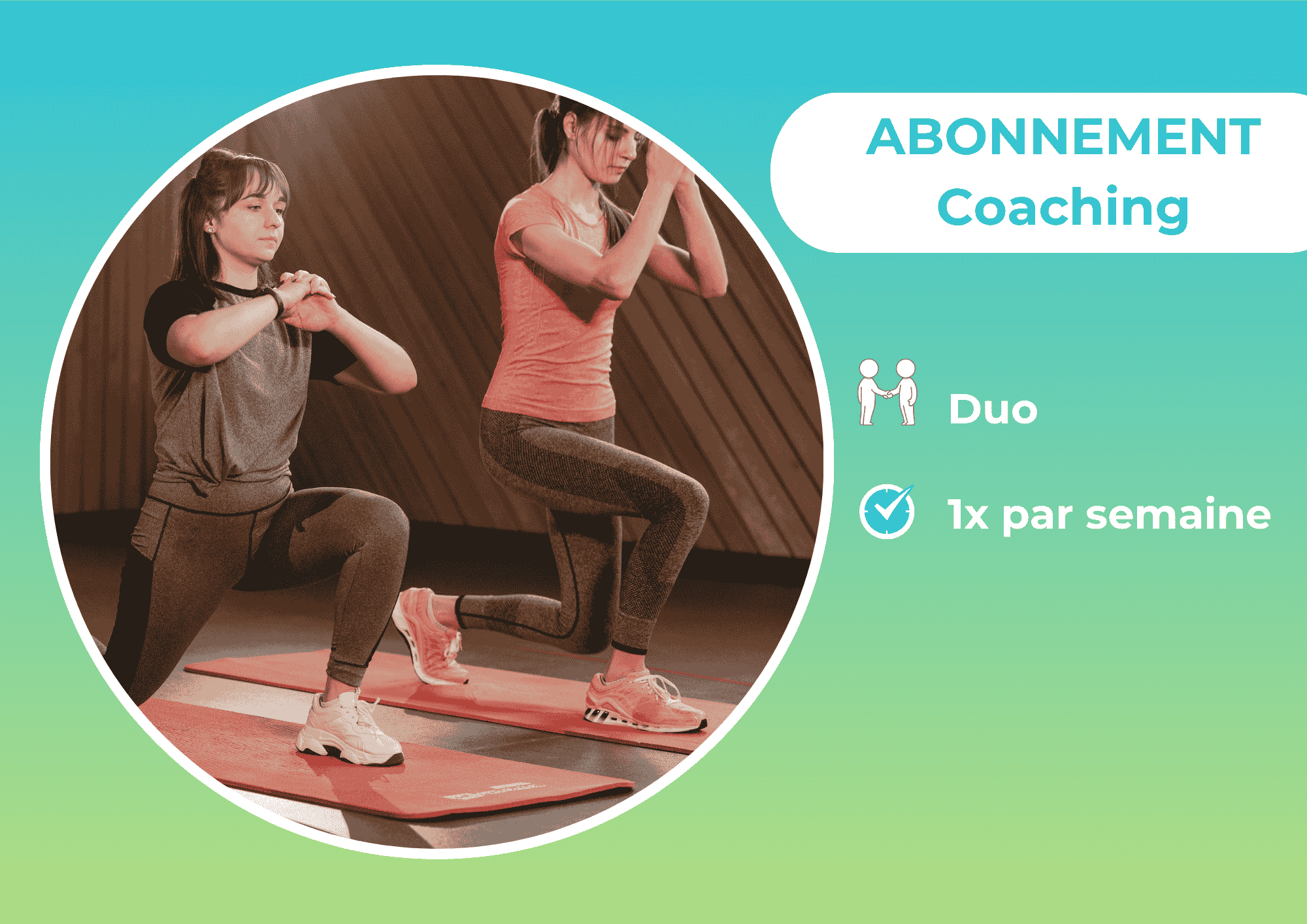 Abonnement Duo 1 x / semaine