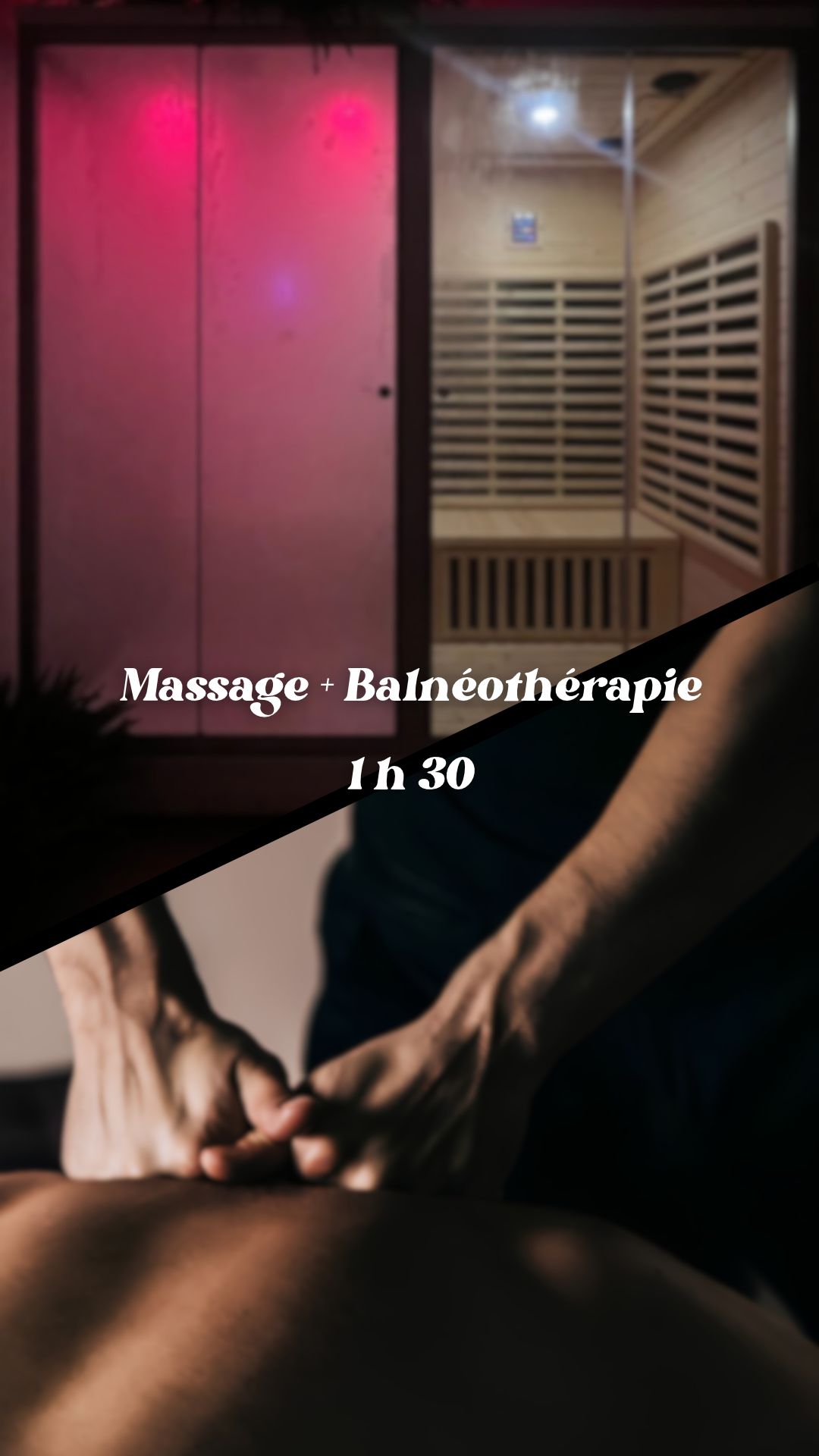 Massage + balnéo