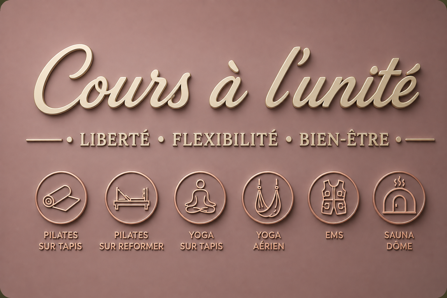 Cours à l'unité