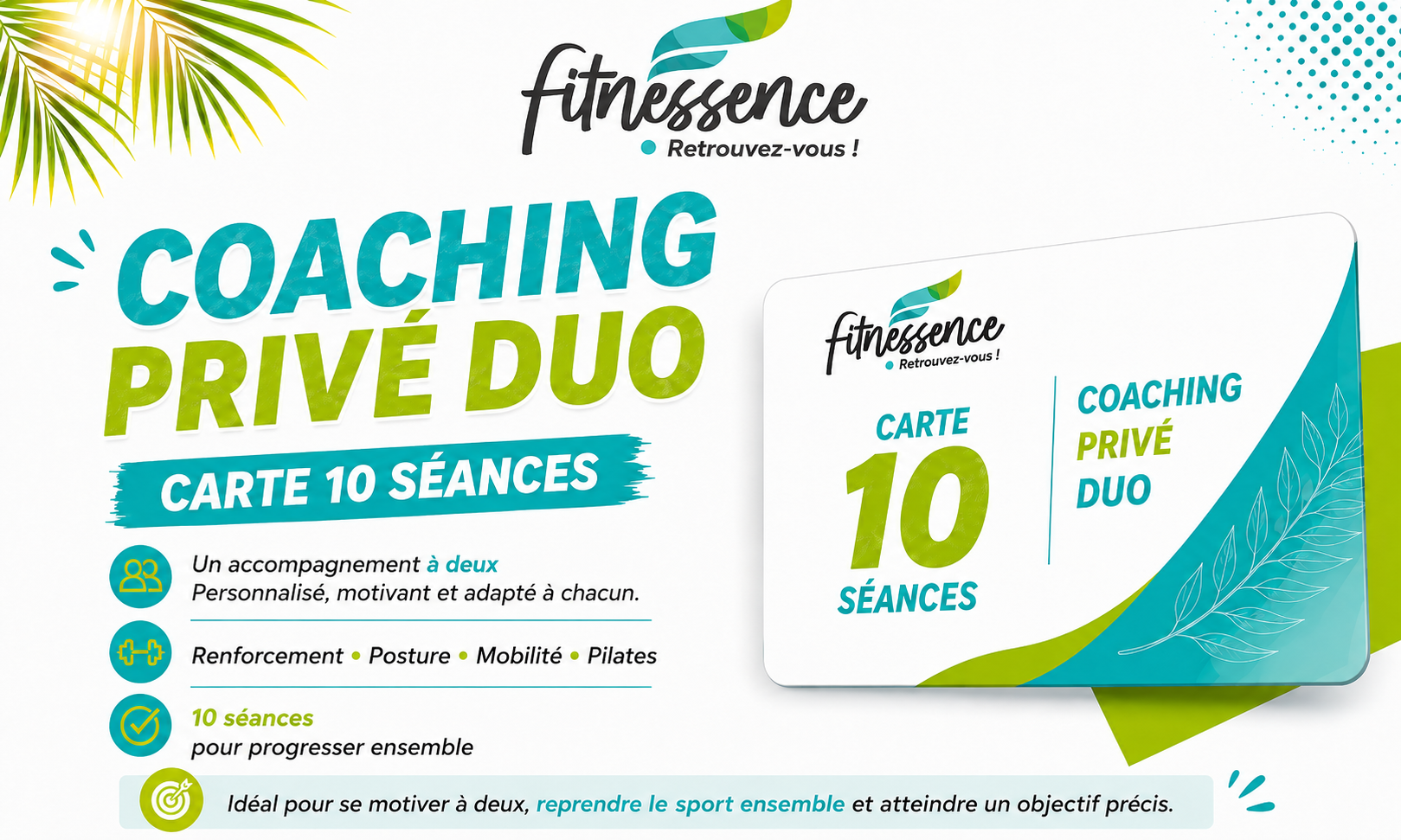 COACHING PRIVE DUO - Carte 10 séances