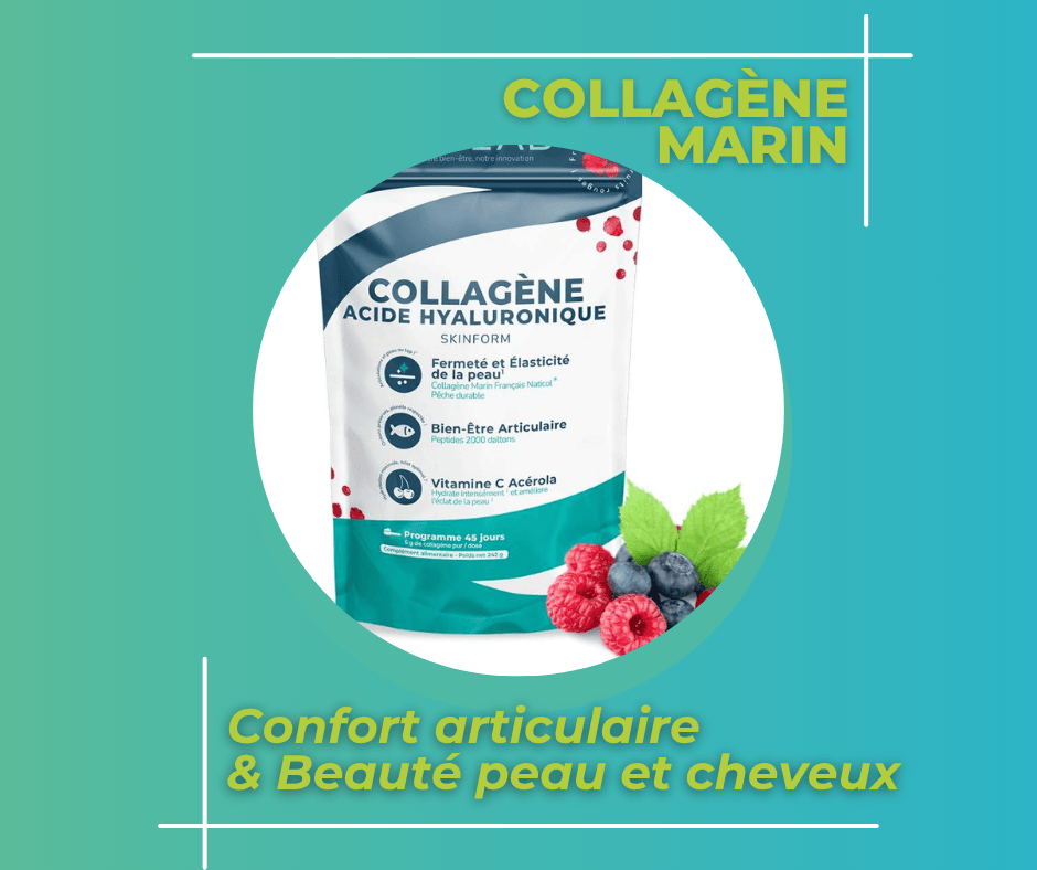 Collagène marin  - goût fruits rouges 45 doses